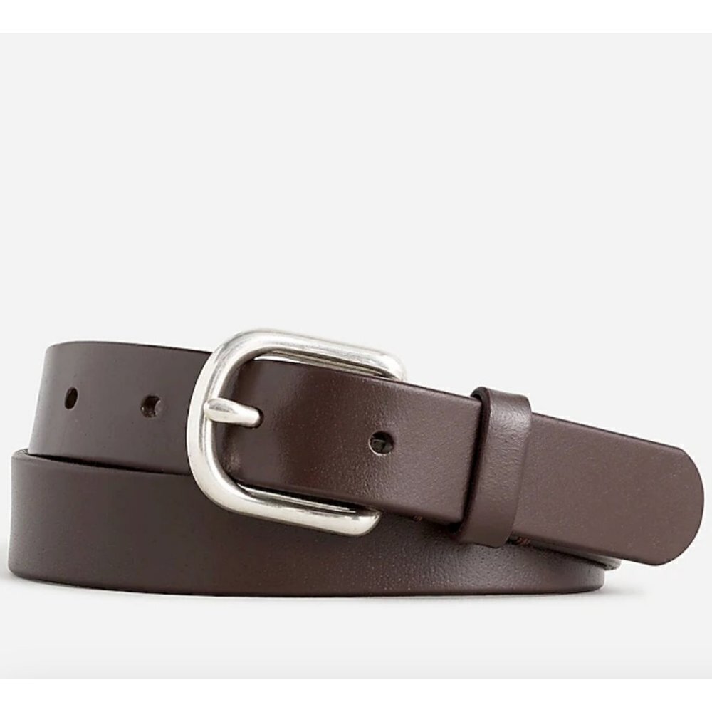 J.Crew Crewcuts Boys Leather Belt Dark Caramel Size S AW434